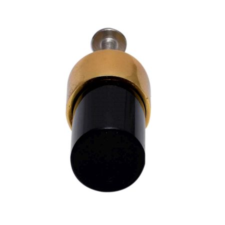 Black Golden Tiny Cylinder Glass Cabinet knobs